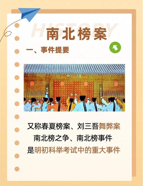 明朝著名的南北榜案究竟是怎么回事(明初南北科举分榜与权力之争)