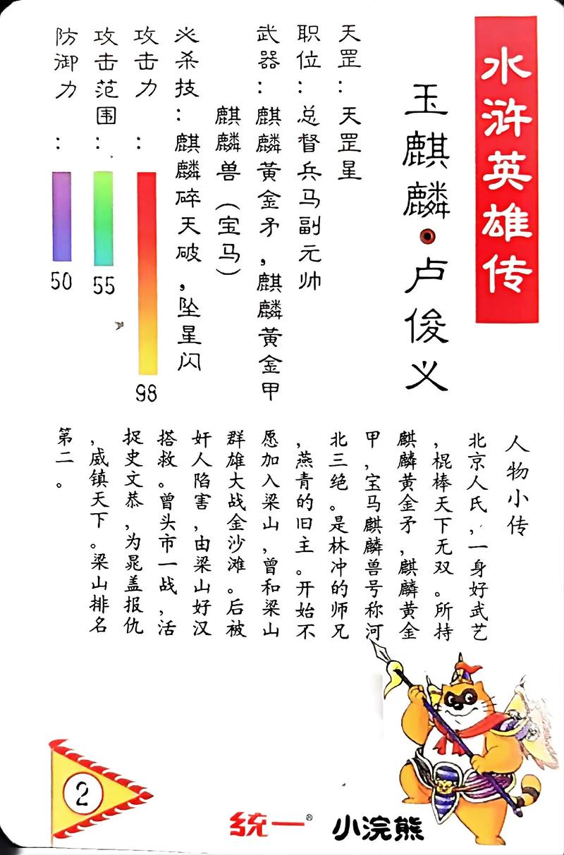 卢俊义简介绰号（梁山核心武将与悲剧传说）