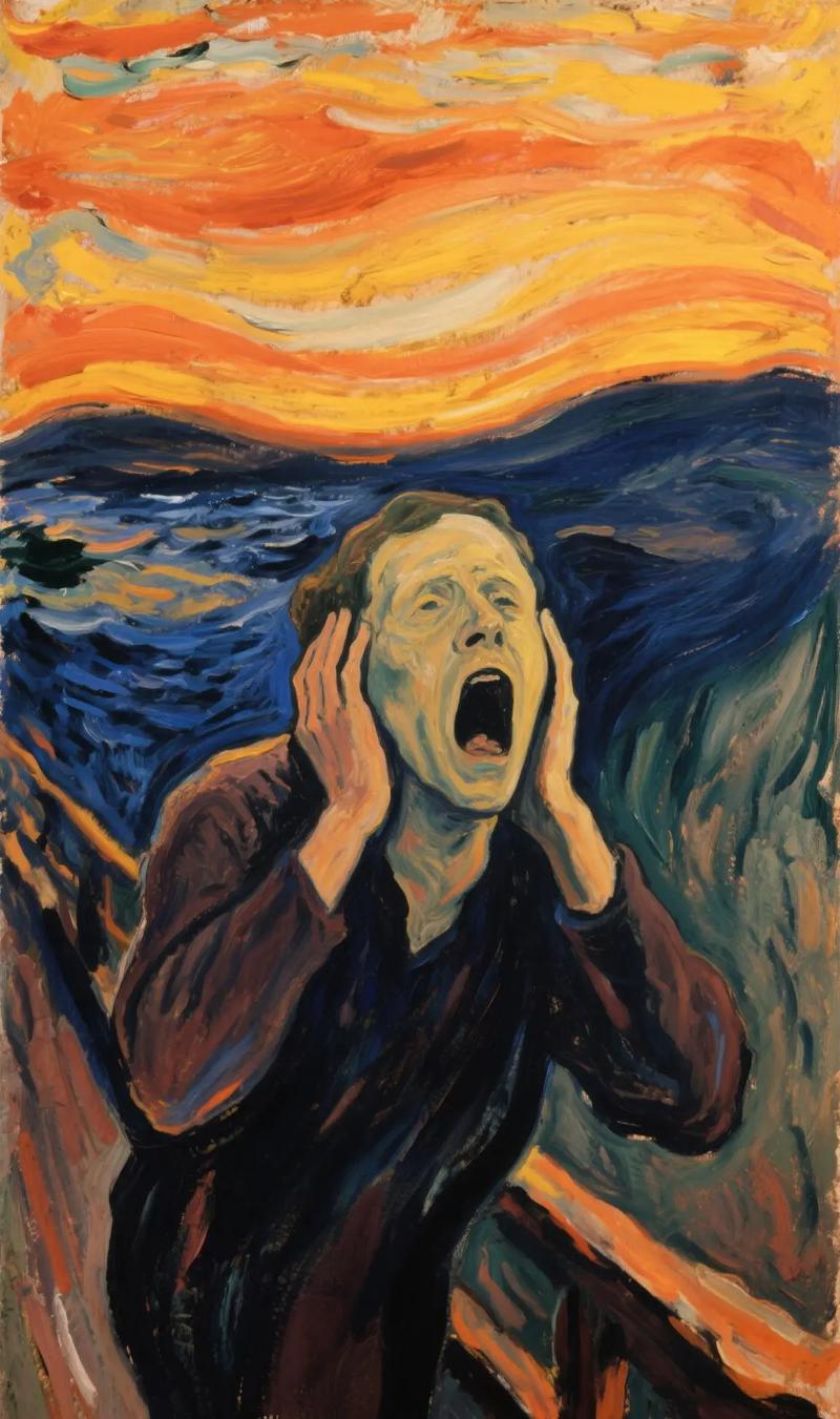 名画呐喊的作者是谁(生命焦虑与表现主义里程碑) 名画呐喊的作者是谁(生命焦虑与表现主义里程碑)